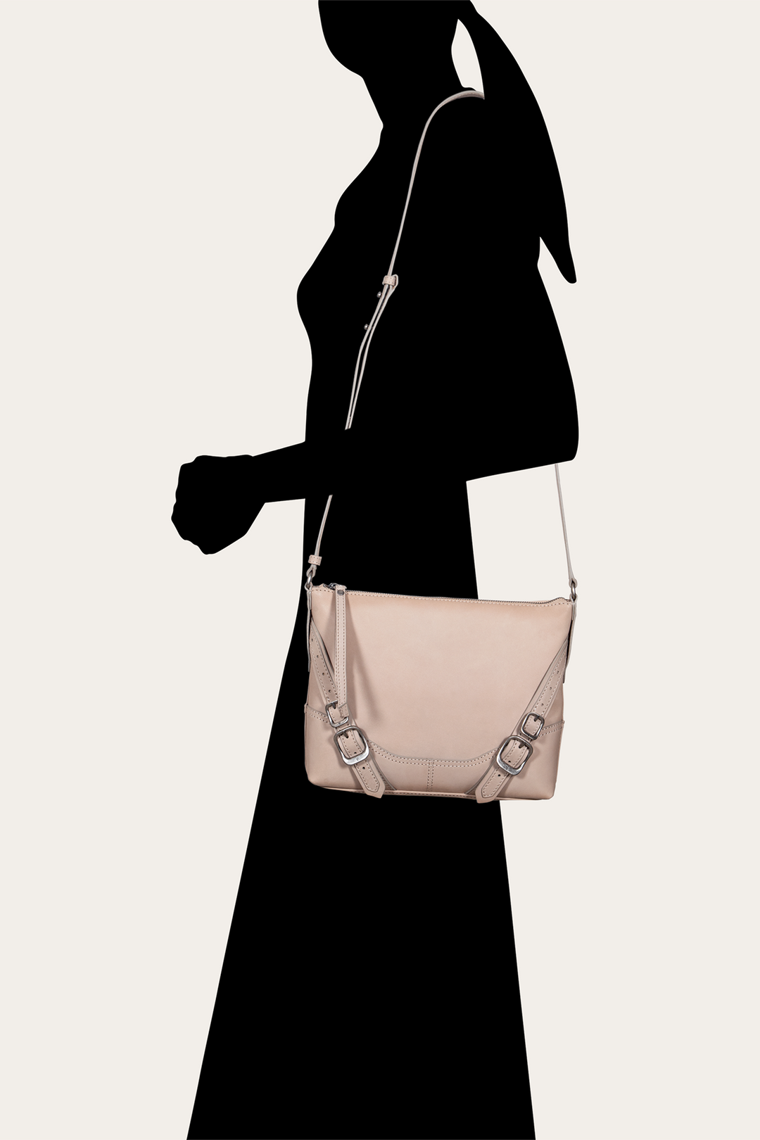 Veronica Cream Crossbody Cream