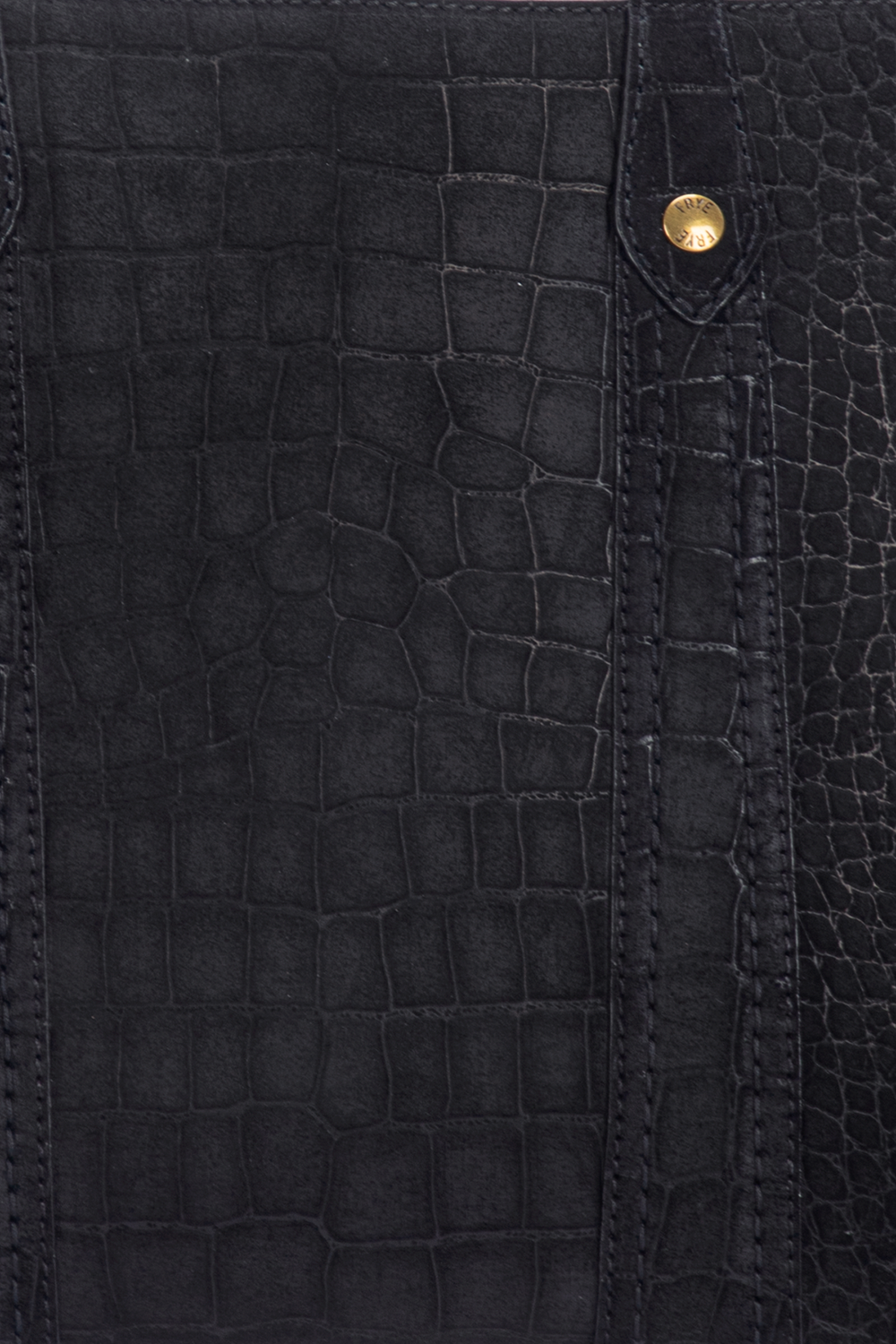 Melissa Sueded Croco Shopper in Black Black