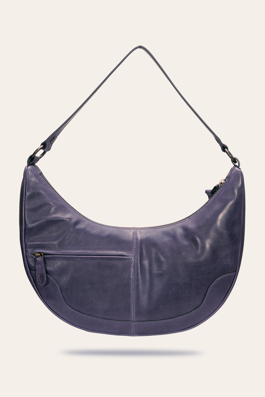 Melissa Crescent Hobo in Eggplant Eggplant