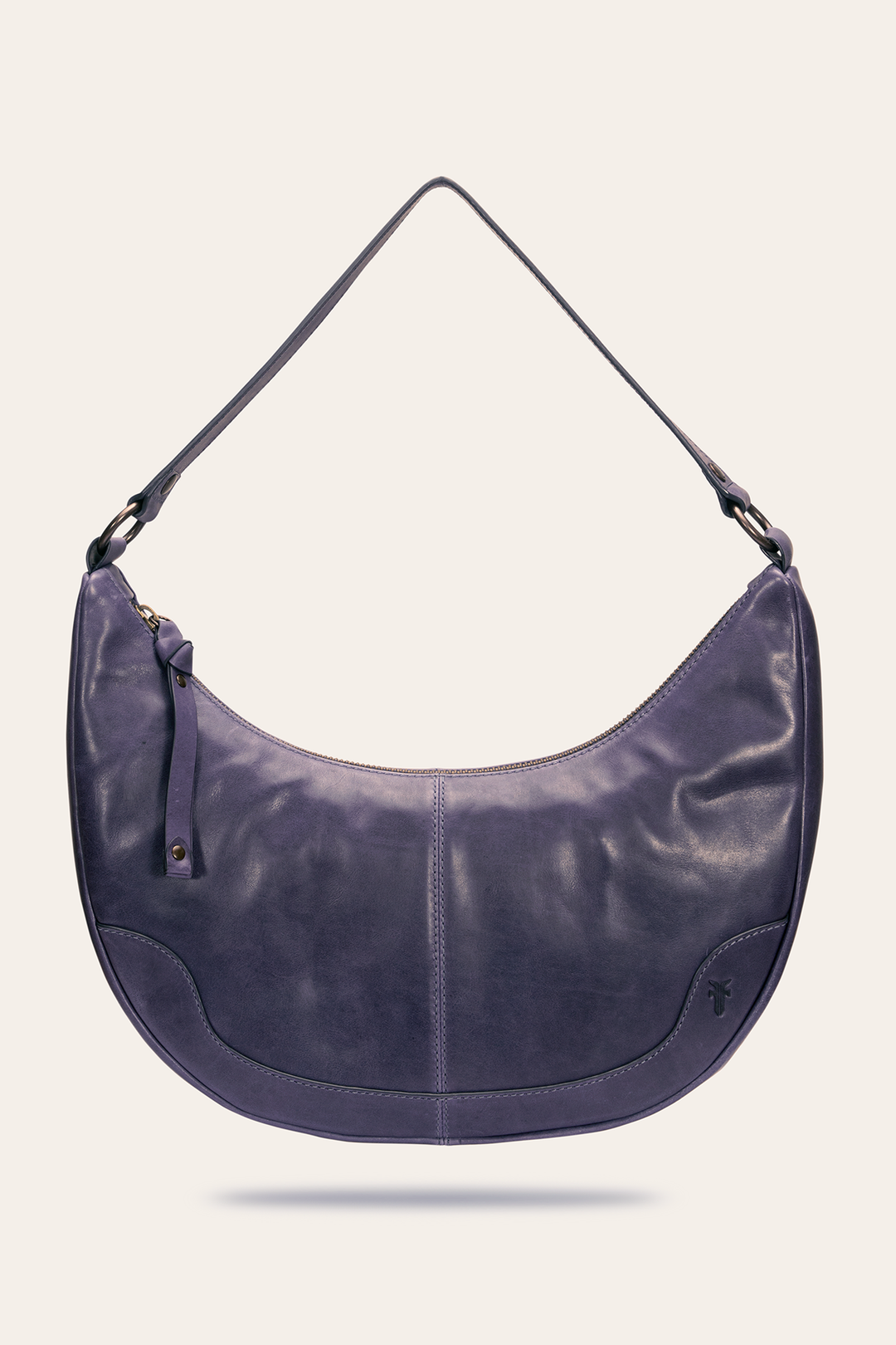 Melissa Crescent Hobo in Eggplant Eggplant