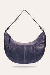 Melissa Crescent Hobo in Eggplant Eggplant