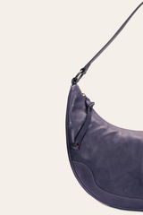 Melissa Crescent Hobo in Eggplant Eggplant
