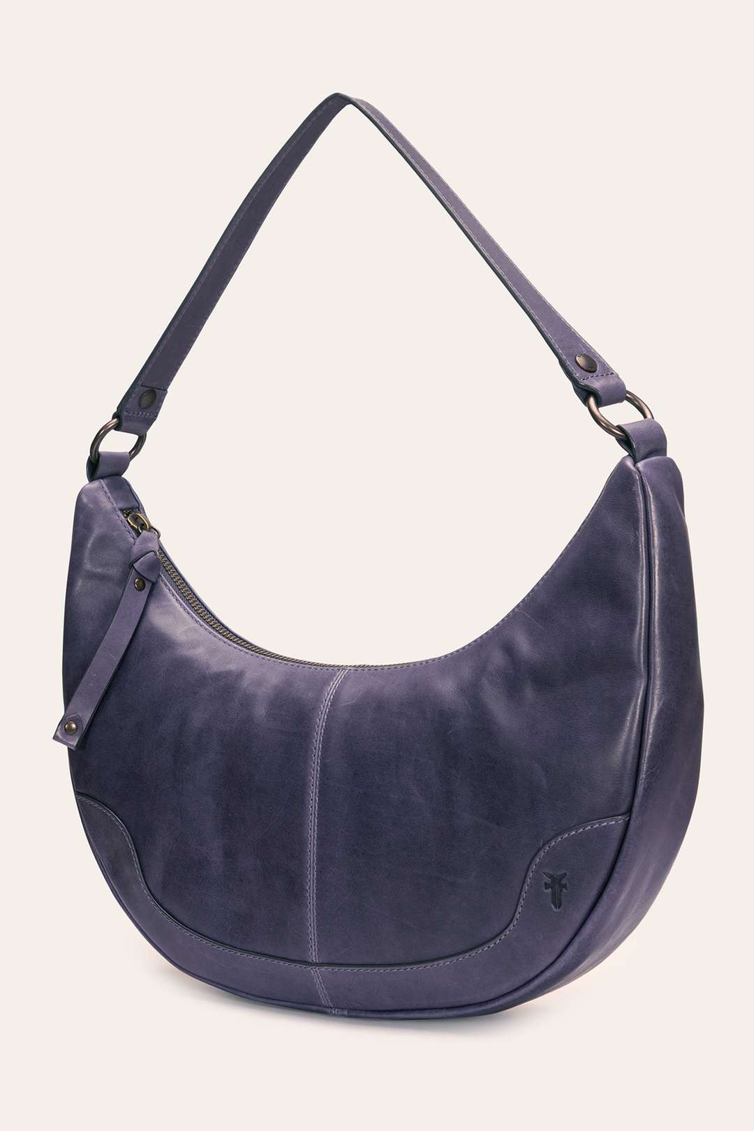Melissa Crescent Hobo in Eggplant Eggplant