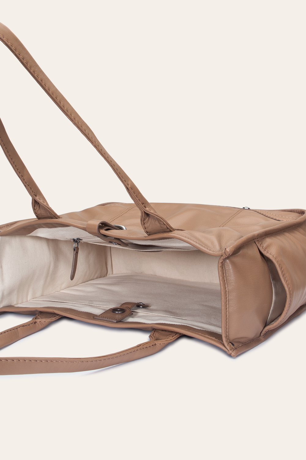Women's Campus Tote Bag (Beige) Beige