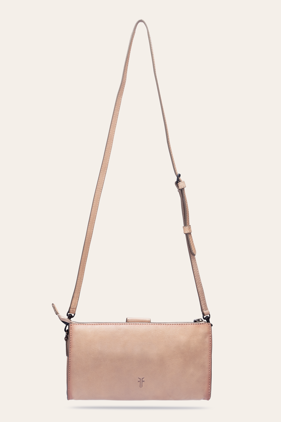 Alex Nude Crossbody Clutch Nude