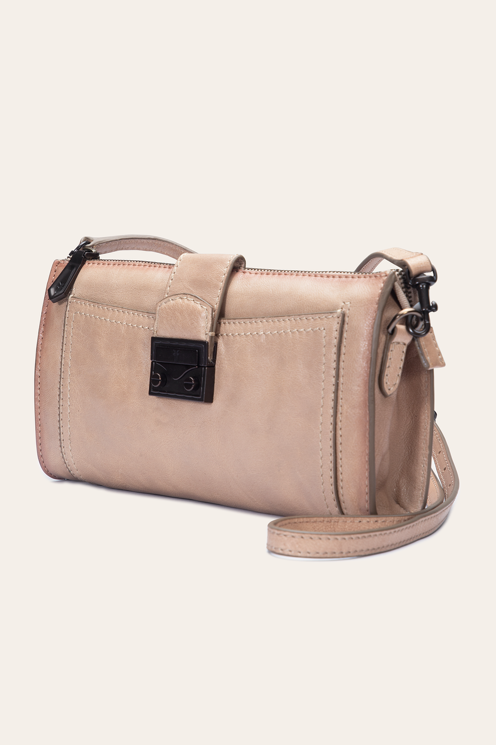Alex Nude Crossbody Clutch Nude