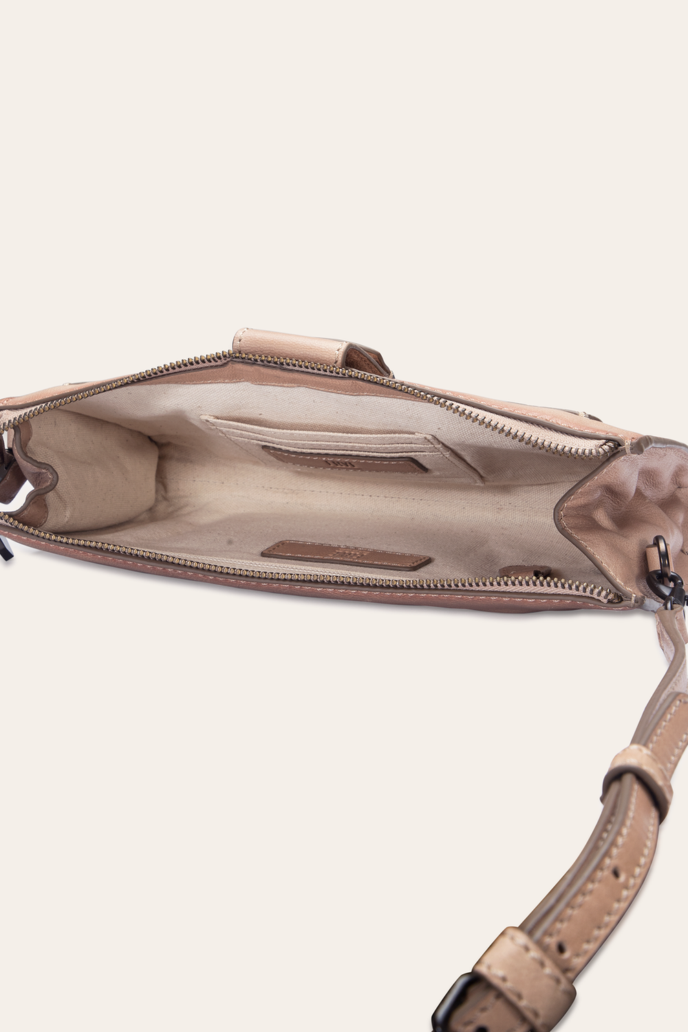 Alex Nude Crossbody Clutch Nude