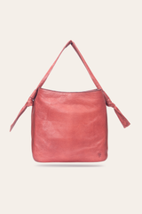 Nora Knotted Hobo in Burgundy Burgundy