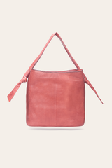 Nora Knotted Hobo in Burgundy Burgundy