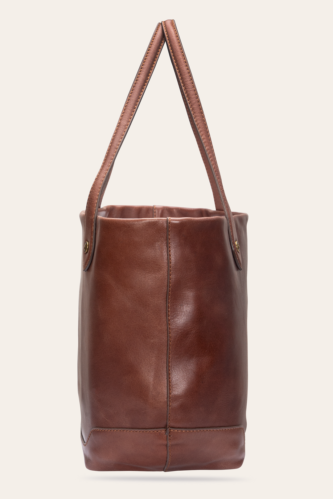 Kenzie Unlined Cognac Tote Cognac