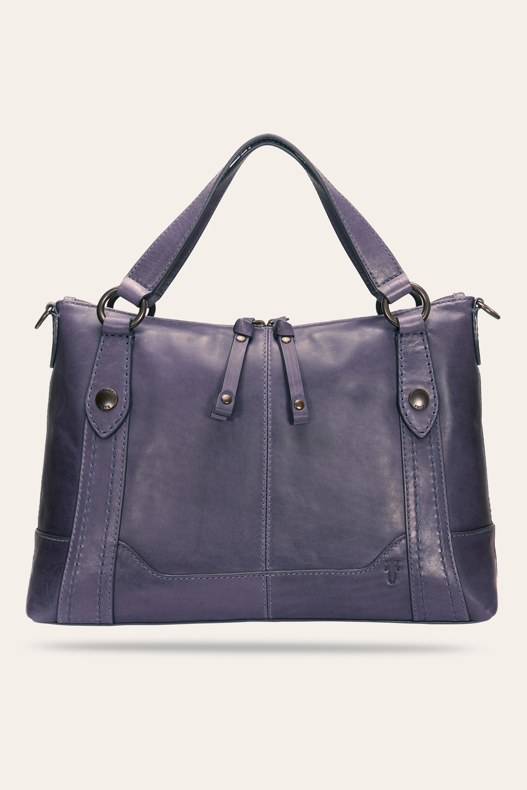 Melissa Eggplant Medium Satchel Eggplant