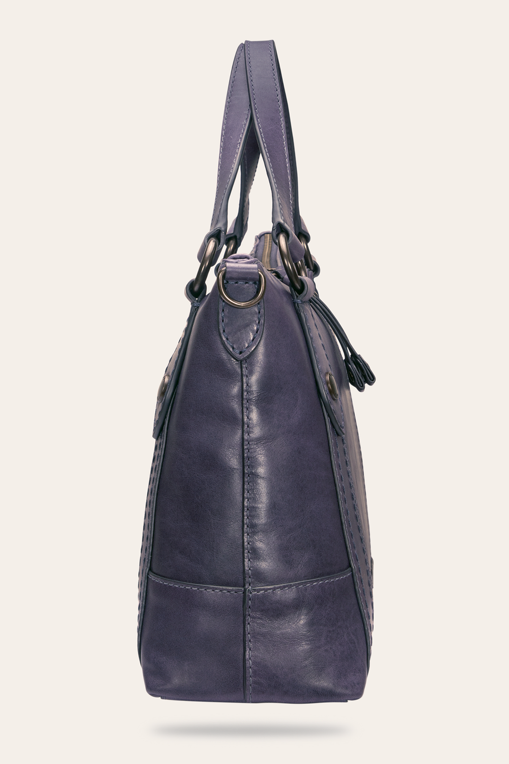 Melissa Eggplant Medium Satchel Eggplant