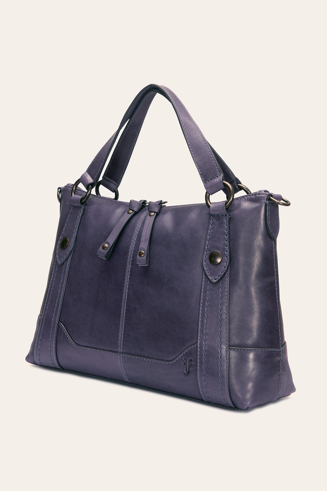 Melissa Eggplant Medium Satchel Eggplant