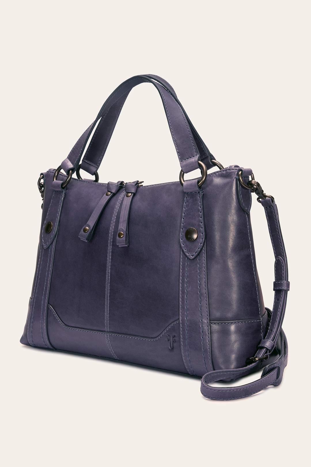 Melissa Eggplant Medium Satchel Eggplant