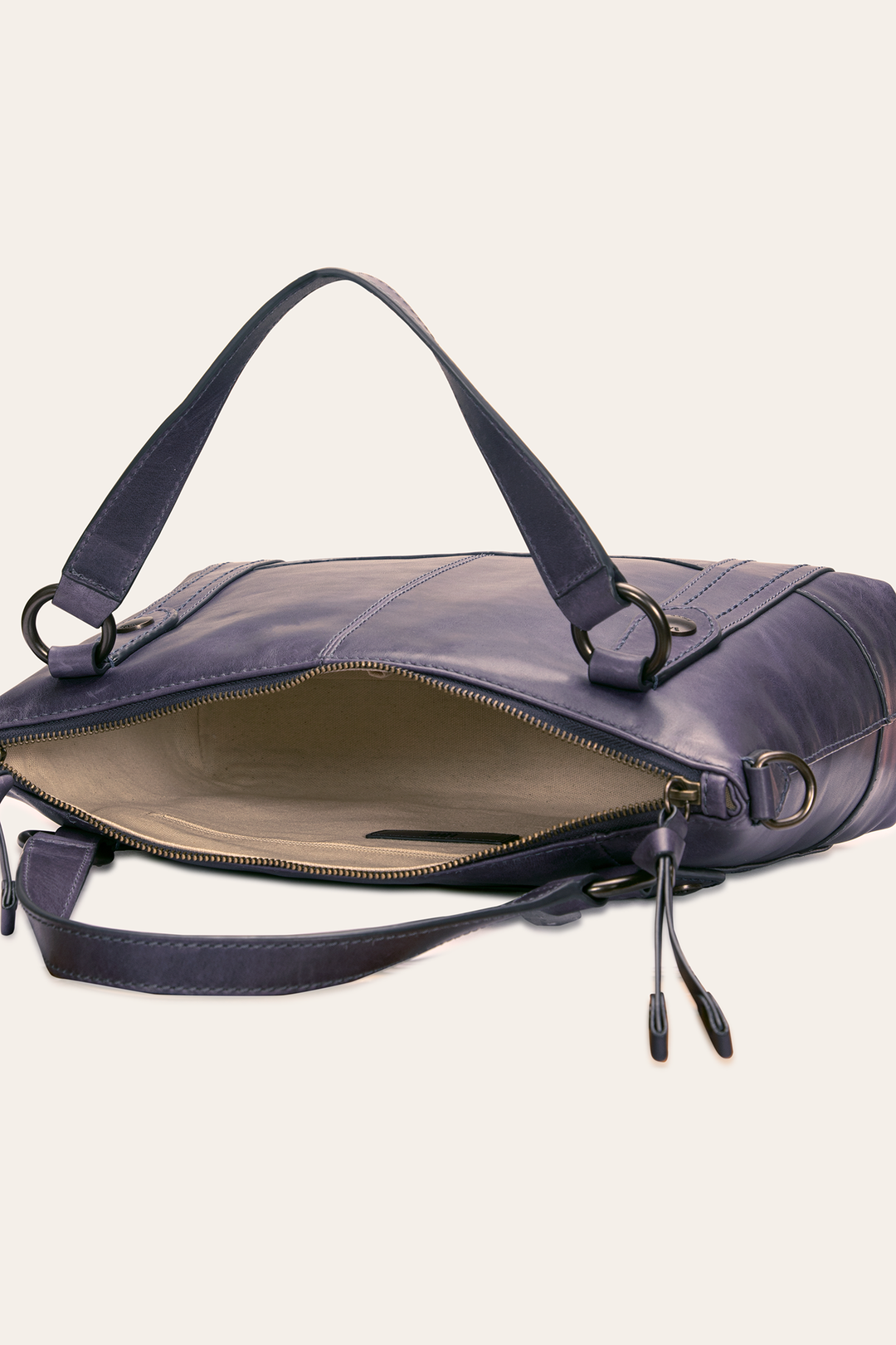 Melissa Eggplant Medium Satchel Eggplant