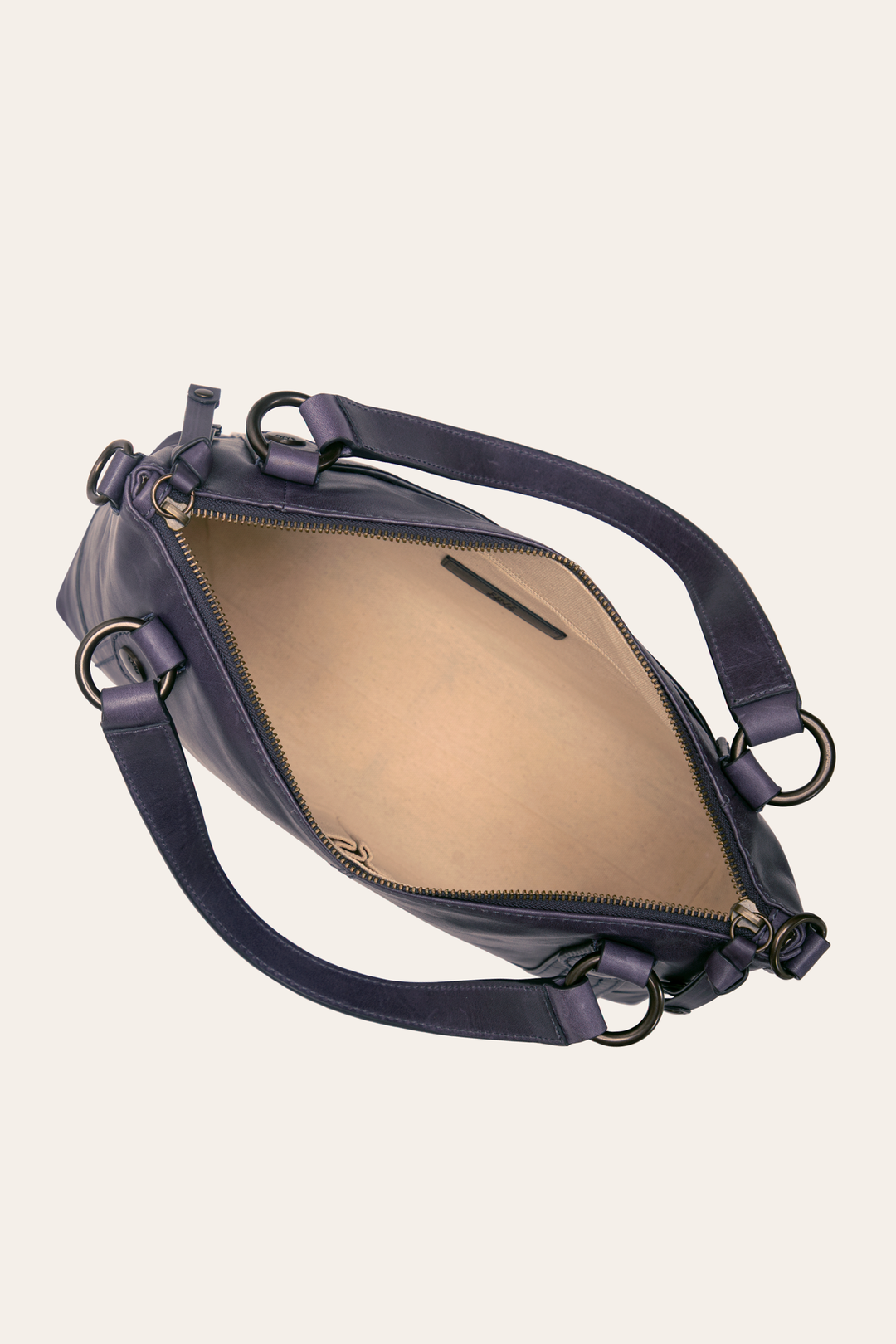 Melissa Eggplant Medium Satchel Eggplant