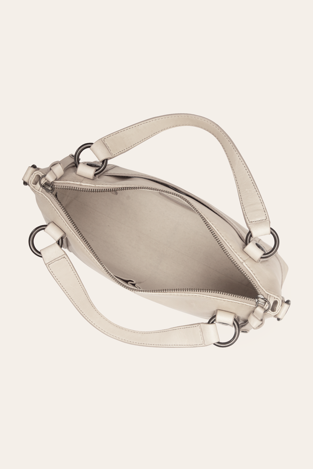 Melissa Nude Medium Satchel Nude