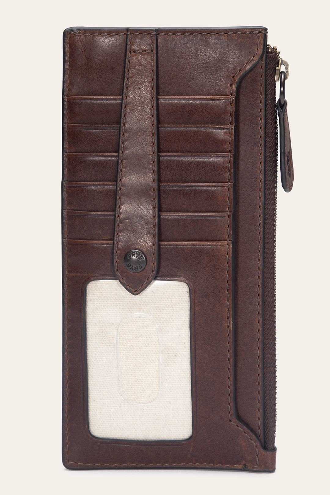 Melissa Dark Brown Snap Card Wallet Dark Brown
