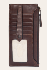 Melissa Dark Brown Snap Card Wallet Dark Brown