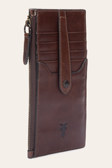 Melissa Dark Brown Snap Card Wallet Dark Brown
