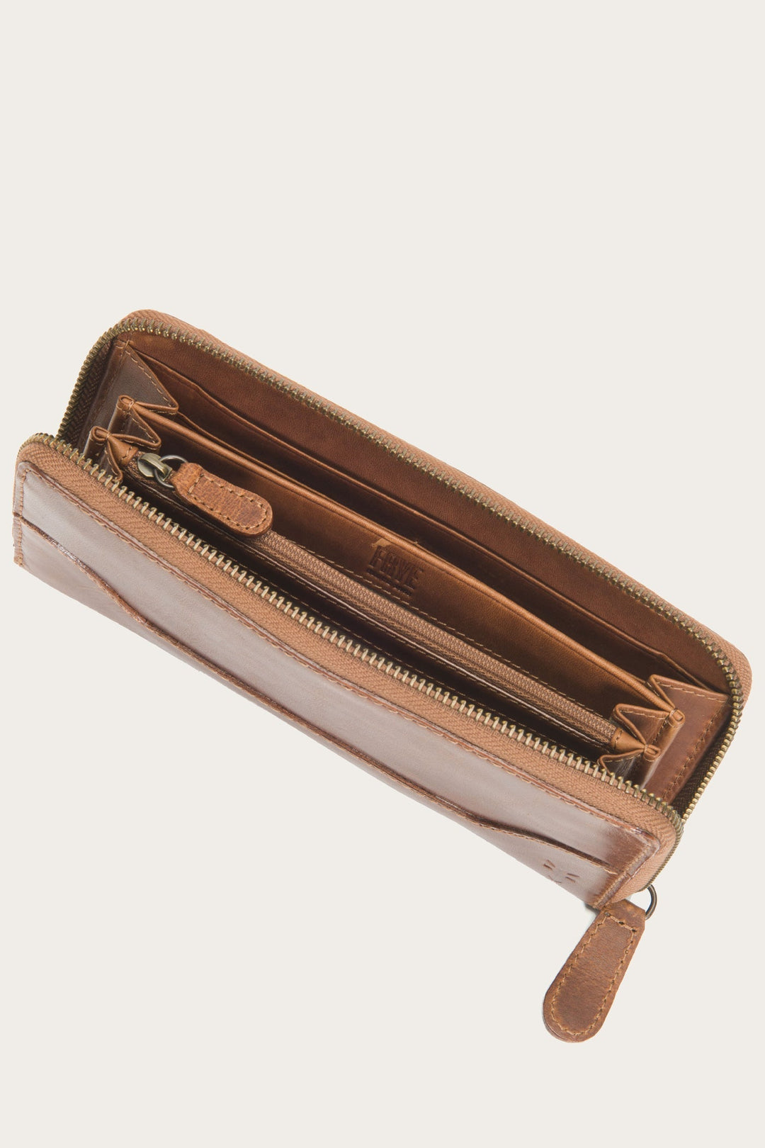 Melissa Cognac Zip Wallet Cognac