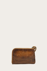 Melissa Cognac Wristlet Cognac