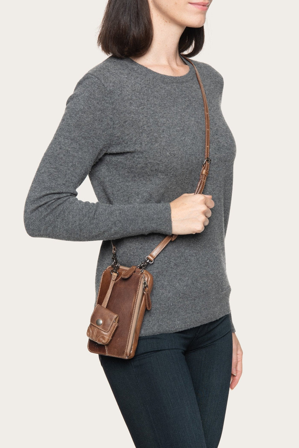 Melissa Cognac 3 In 1 Crossbody Cognac