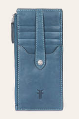 Melissa Steel Snap Card Wallet Steel