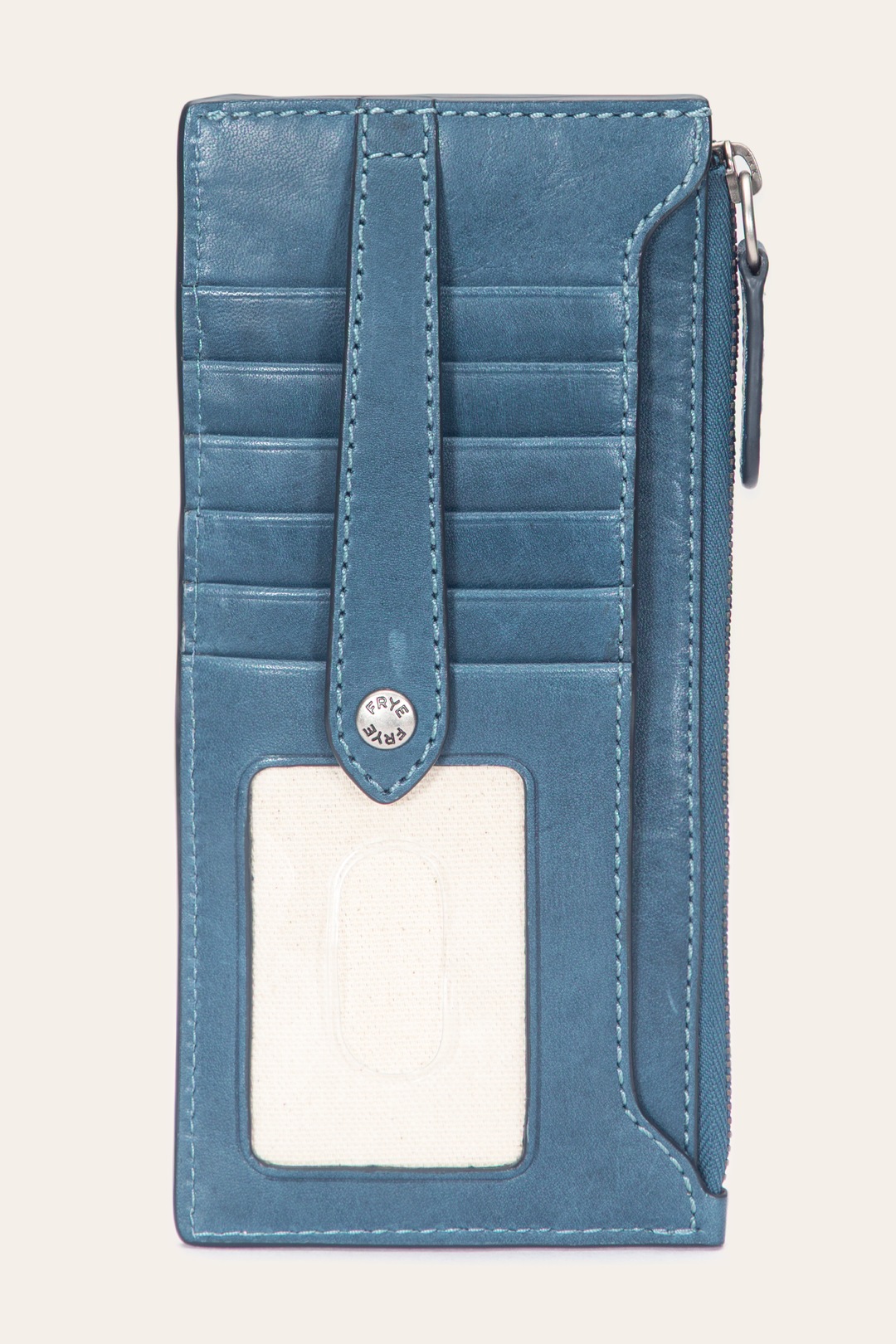 Melissa Steel Snap Card Wallet Steel