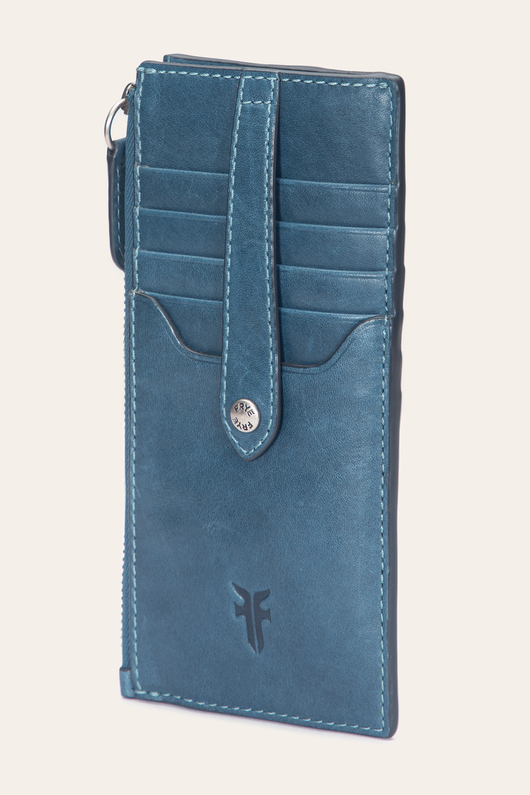 Melissa Steel Snap Card Wallet Steel