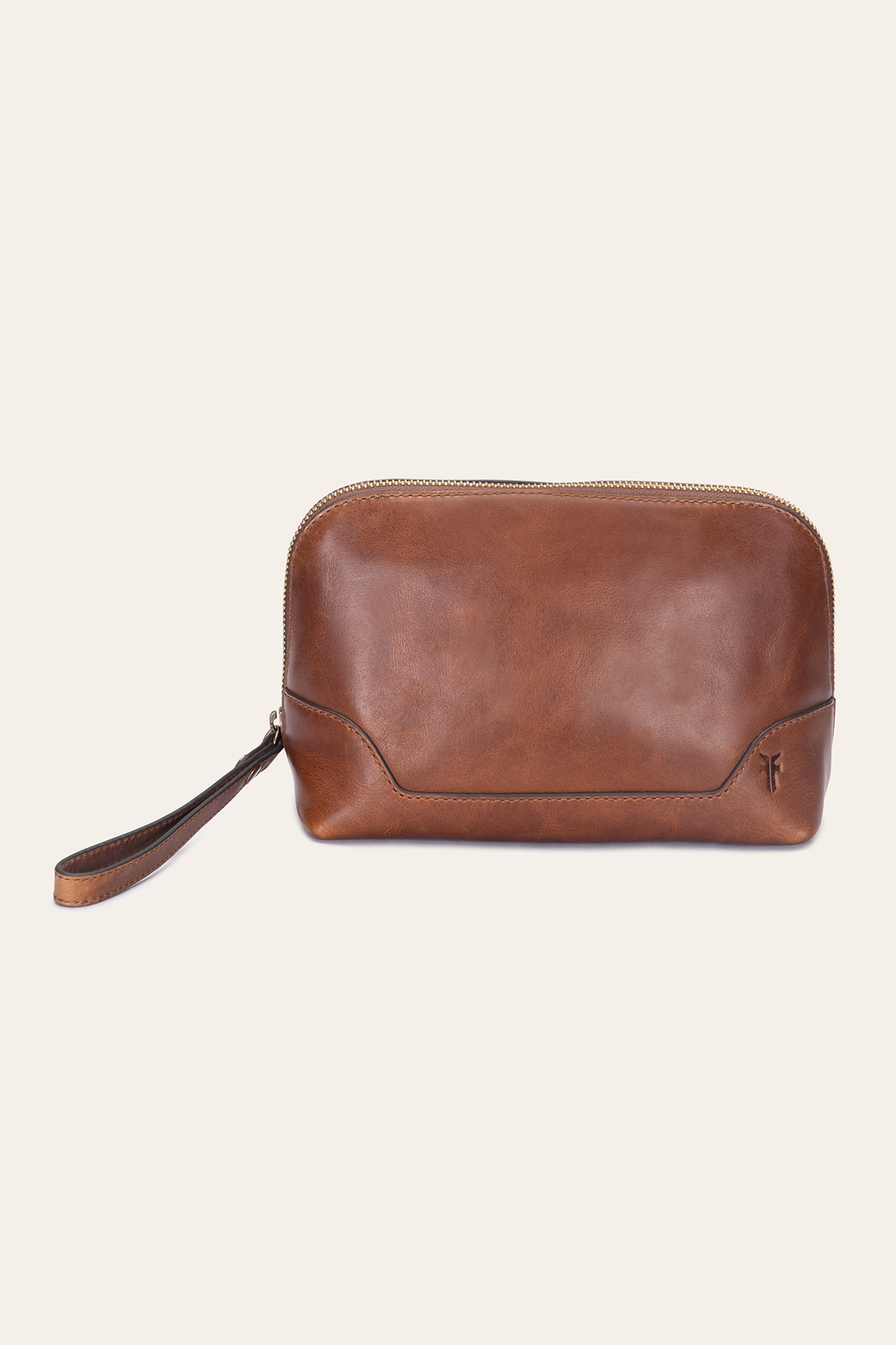 Melissa Cognac Carry All Clutch Cognac