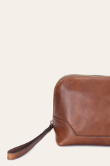 Melissa Cognac Carry All Clutch Cognac
