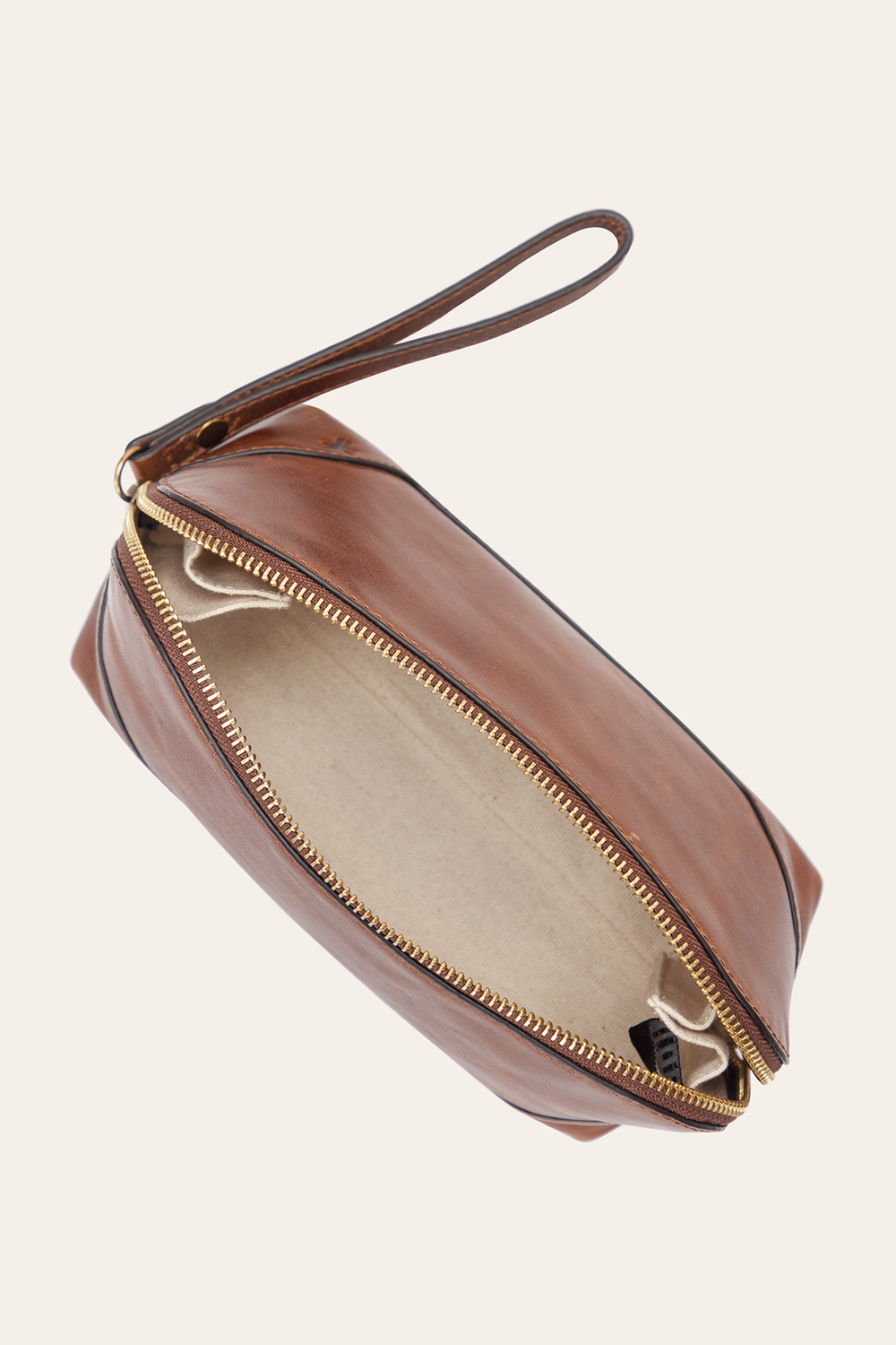 Melissa Cognac Carry All Clutch Cognac