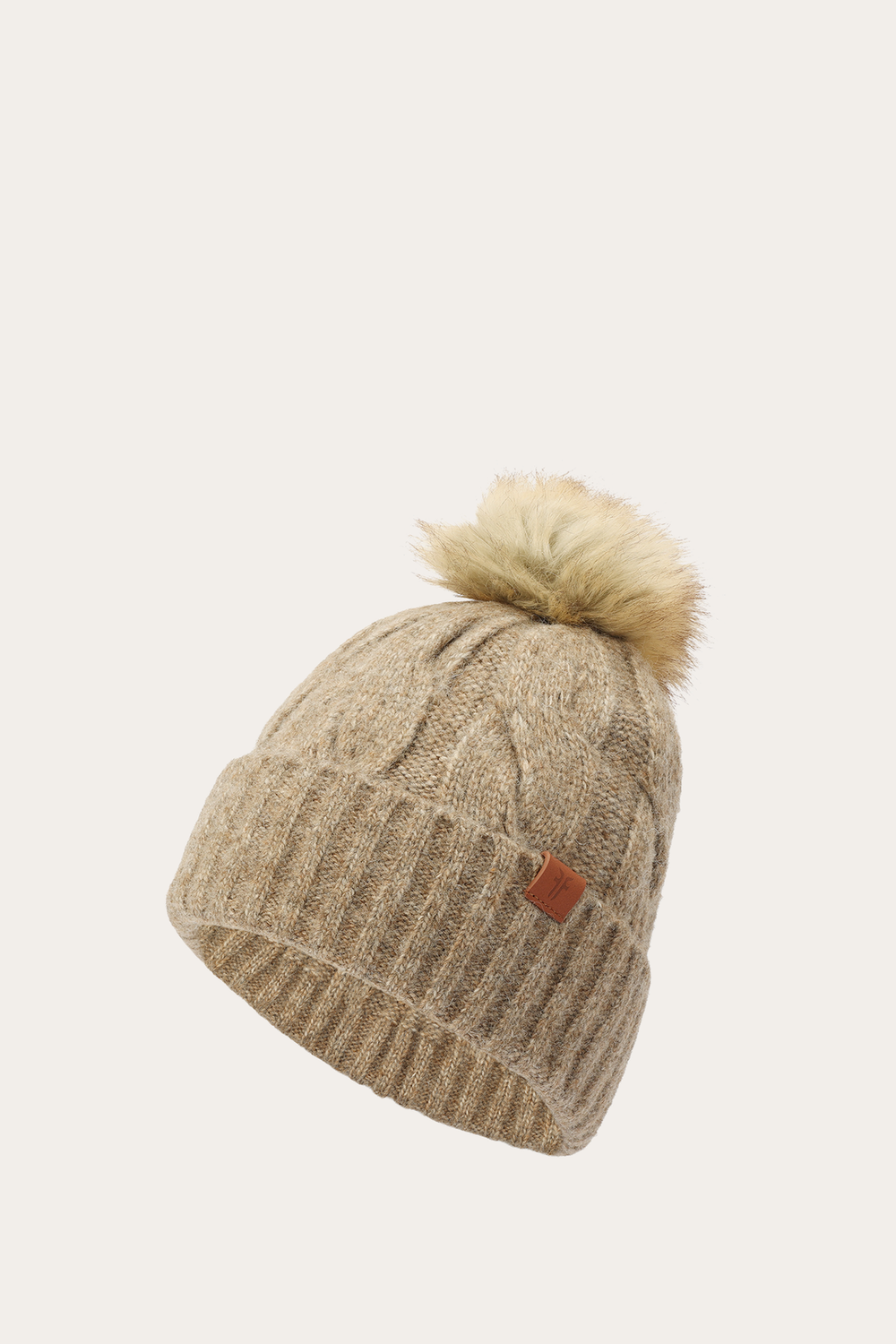 Burnt Olive Wide Cable Cuff Hat Burnt Olive
