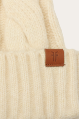 Birch Wide Cable Cuff Hat Birch