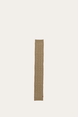 Burnt Olive Wide Cable Scarf Burnt Olive