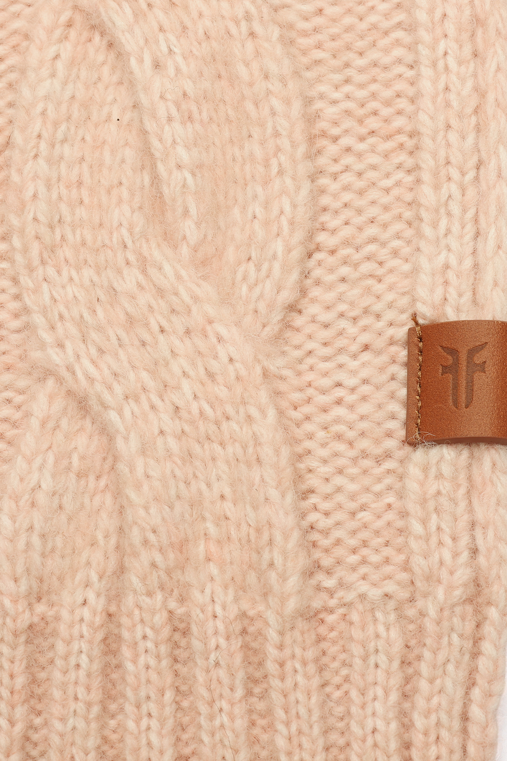 Rose Cloud Wide Cable Scarf Rose Cloud