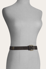 Light Olive 25mm Suede Horseshoe Buckle Belt Light Olive