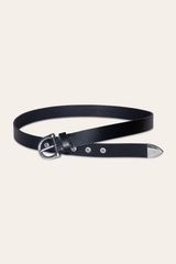 Women’s Black 25mm Horseshoe Buckle Belt Black