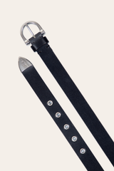 Women’s Black 25mm Horseshoe Buckle Belt Black
