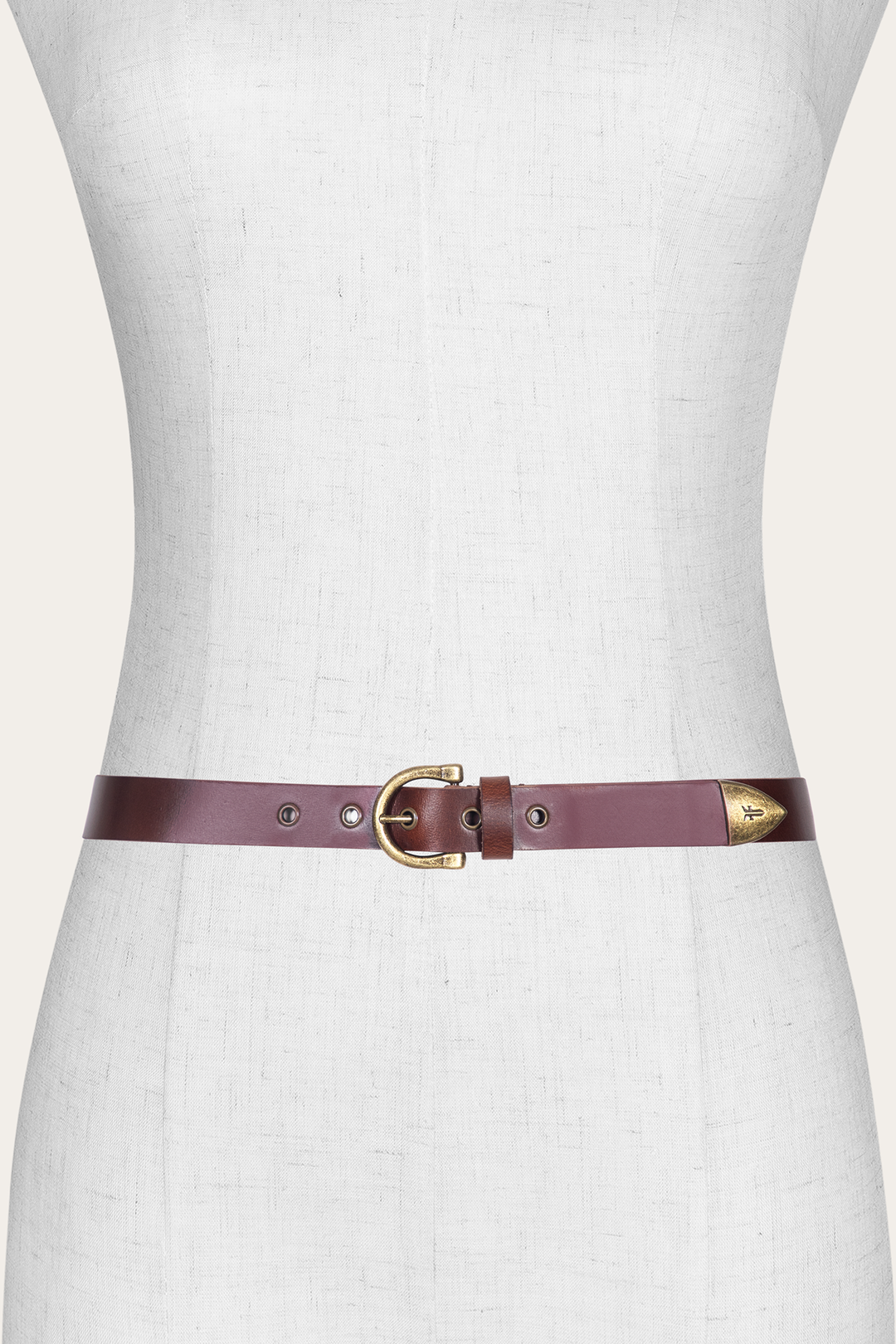 Women’s Tan 25mm Horseshoe Buckle Belt Tan