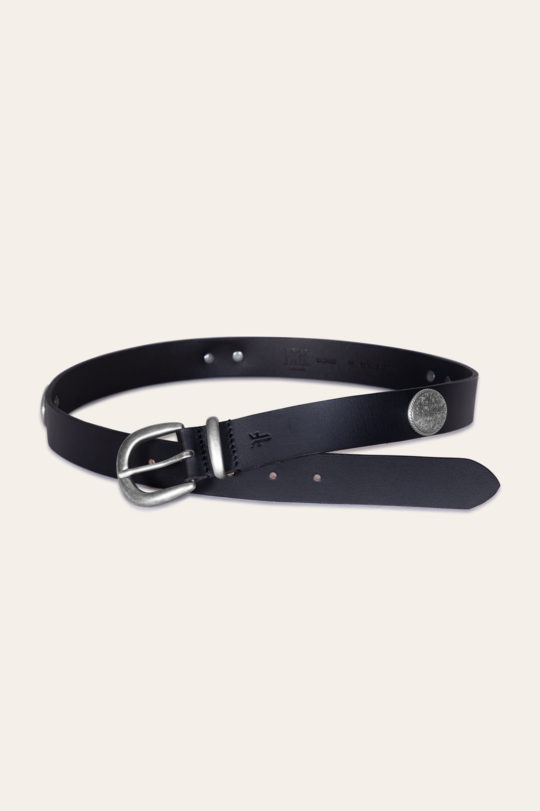 Women’s Black 30mm Concho Belt Black