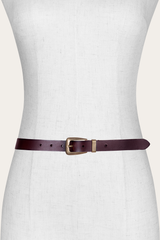 Women’s Tan 25mm Belt With Metal Loop Tan