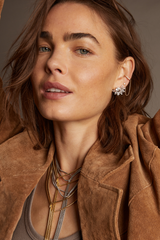 Women’s Marquise Fringe Earrings | Aurate x The Frye Company Yellow Vermeil