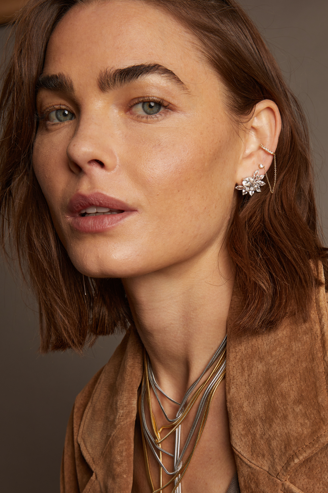 Women’s Marquise Fringe Earrings | Aurate x The Frye Company Sterling Silver