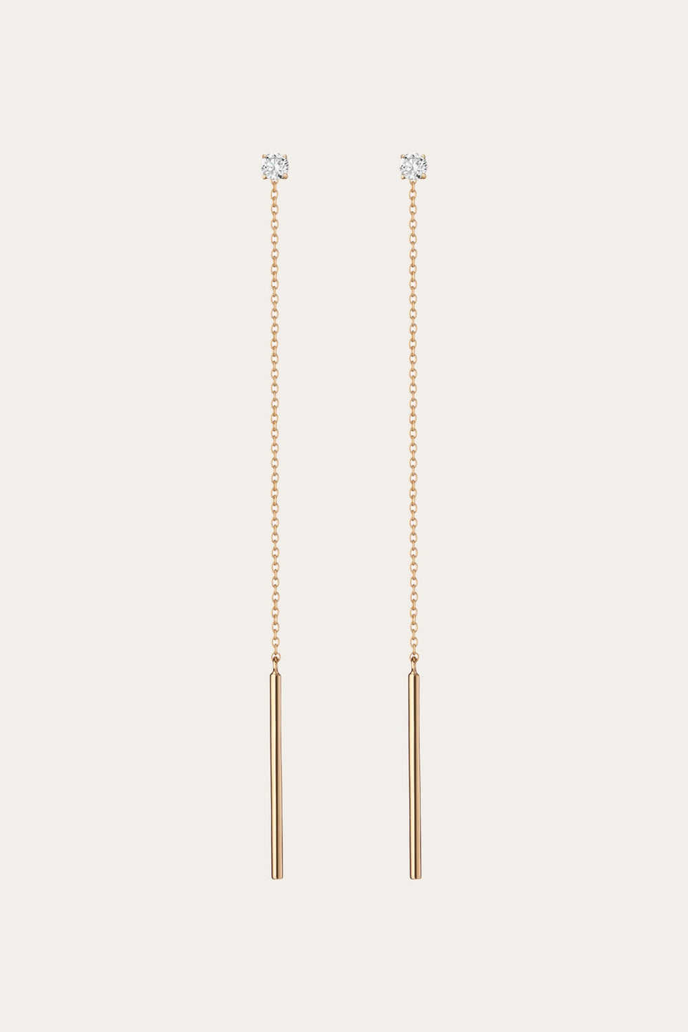 Women’s Lab Grown Diamond Lariat Earrings | Aurate x The Frye Company 14k Yellow Gold