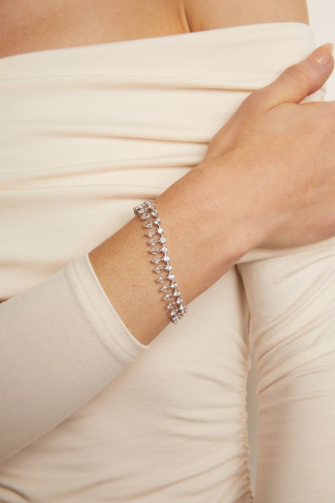 Women’s Marquise Fringe Bracelet | Aurate x The Frye Company Sterling Silver