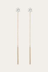 Women’s Spur Lariat Earrings | Aurate x The Frye Company Yellow Vermeil
