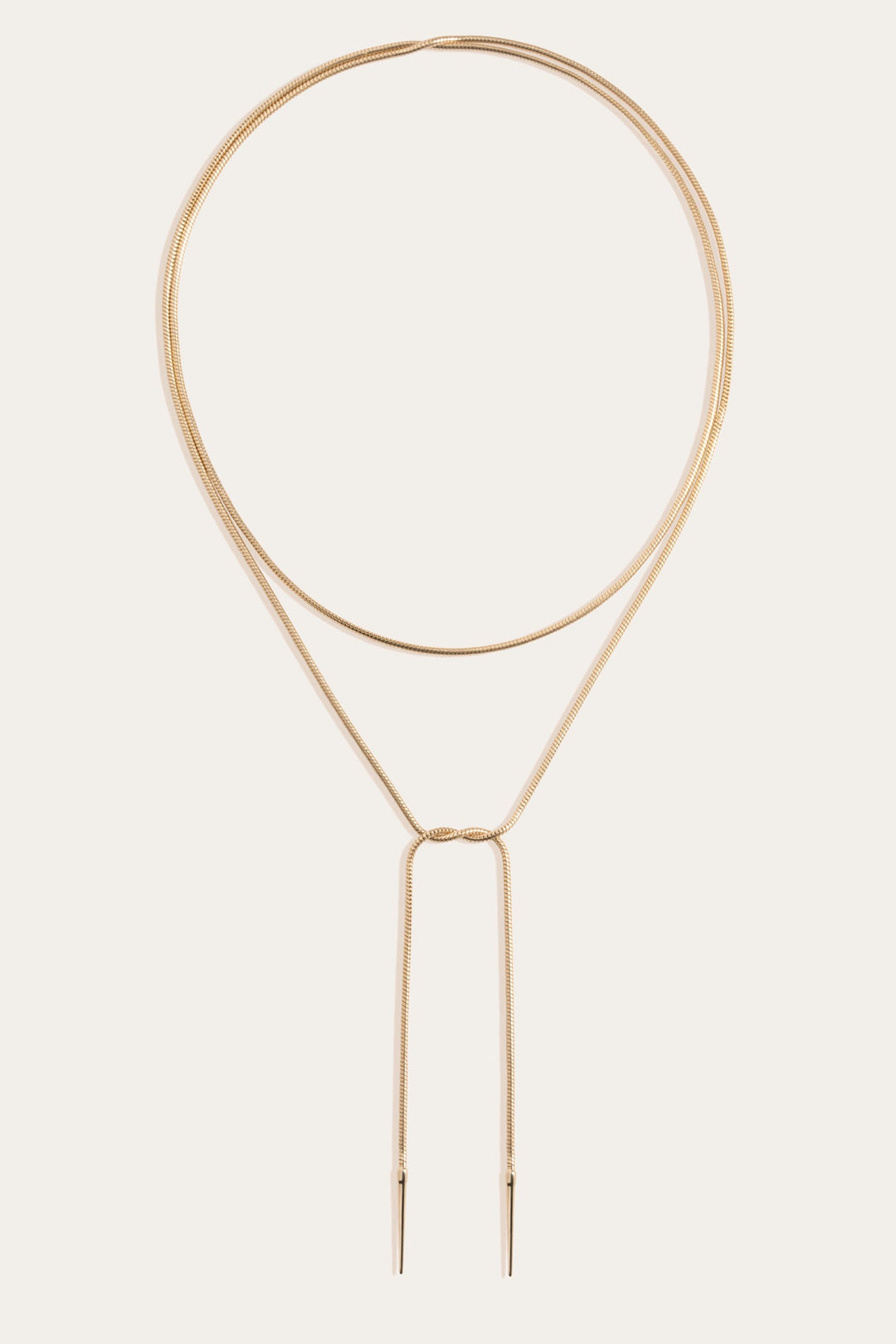 Women’s Lasso Wrap Necklace | Aurate x The Frye Company Yellow Vermeil