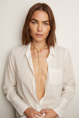 Women’s Lasso Wrap Necklace | Aurate x The Frye Company Yellow Vermeil